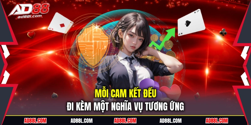 Mỗi cam kết đều đi kèm một nghĩa vụ tương ứng